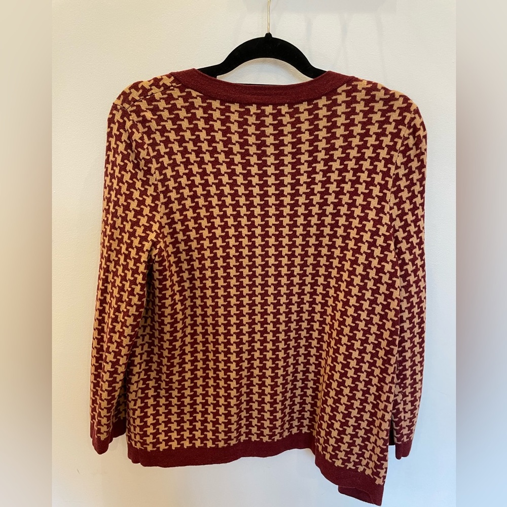 Land’s End - Houndstooth Vintage Cardigan - Picture 2 of 5